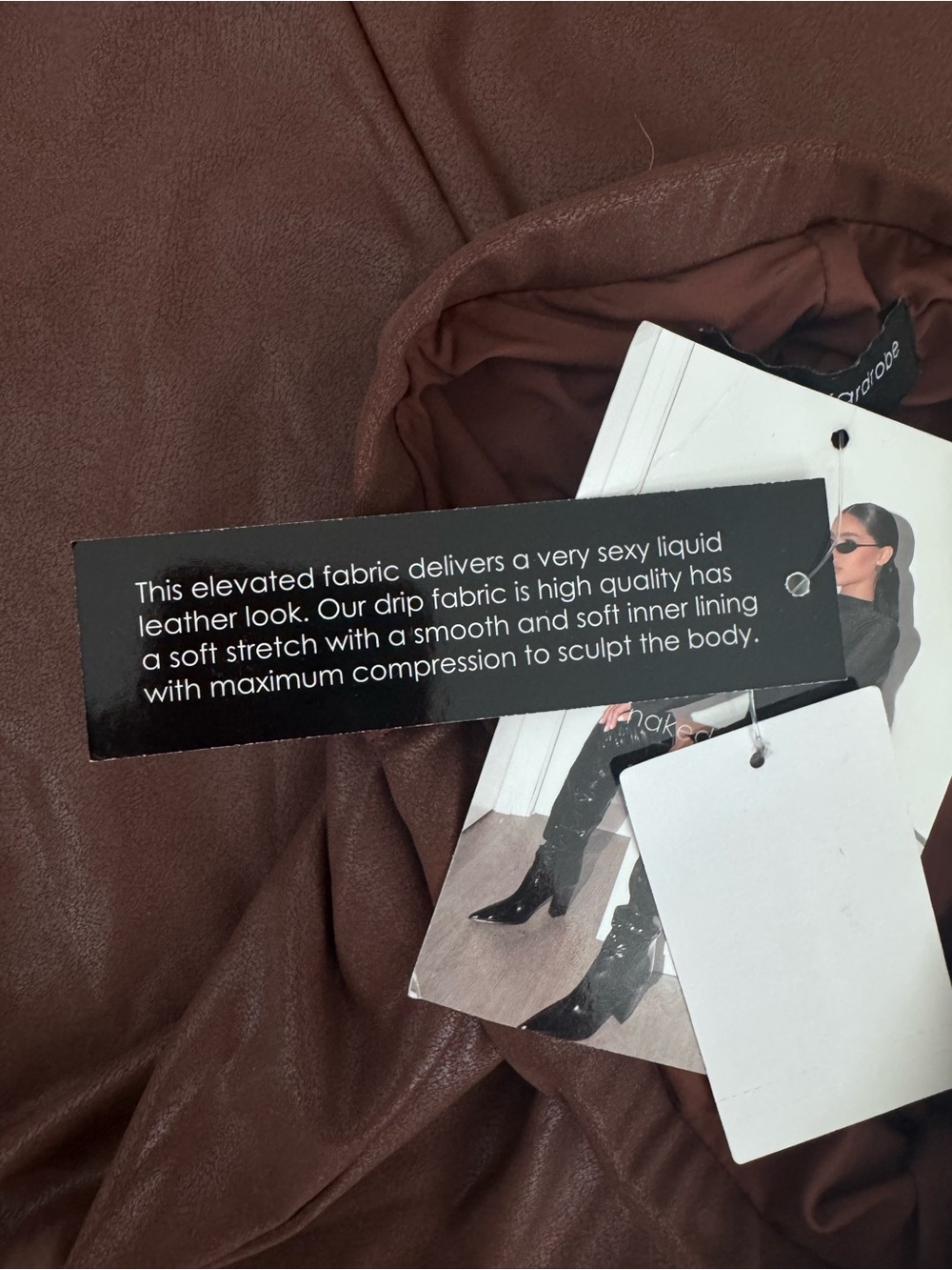 naked wardrobe Brown Midi Pencil Skirt XS - Picture 8 of 8